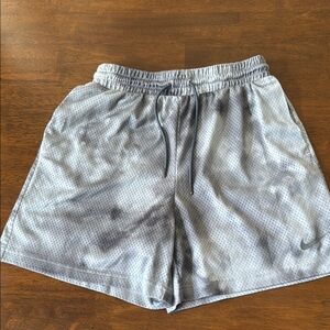 Nike Gray Athletic Shorts with Elastic Waistband